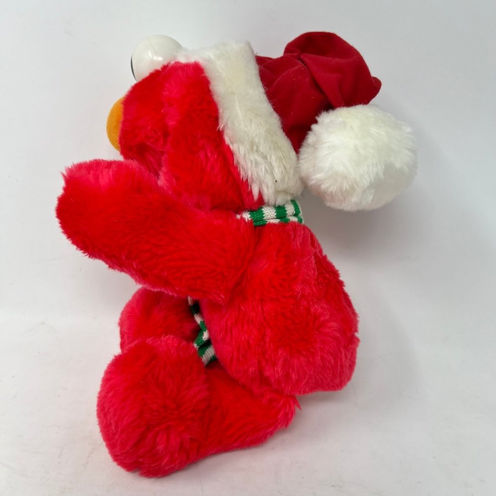 TYCO  Sesame Street Elmo Plush 12" Vintage 1997 Stuffed Animal Christmas Holiday - Picture 2 of 8